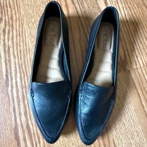Me Too Black Pointed Flats size 7.5